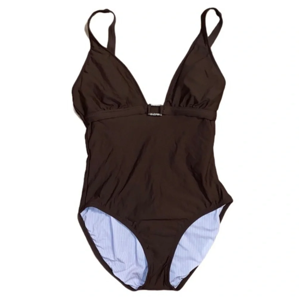 Tommy Hilfiger one piece swimsuit brown size 10